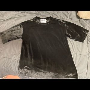 Velvet Shirt for Men! Size L but fits like a small because it’s from Japan